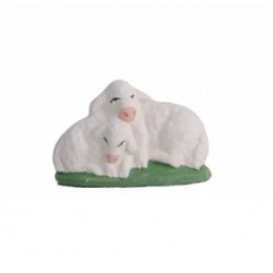 Santon de Provence Couple bonhomme de neige Collection 7cm